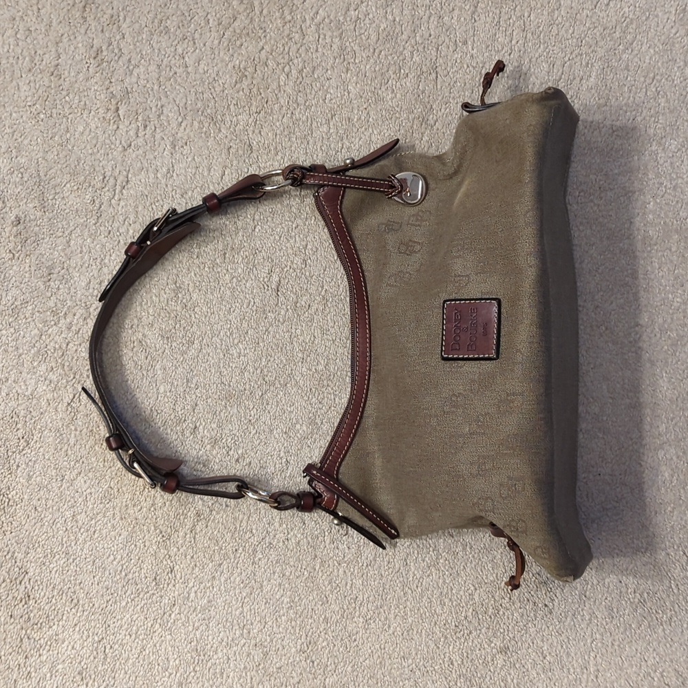 Dooney & Bourke Logo Canvas Shoulder Bag